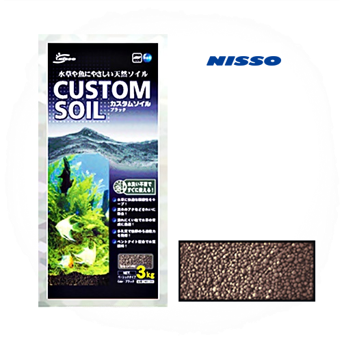 [NISSO]커스텀 소일(CUSTOM SOIL)/블랙: 3kg / 1BOX(4개)